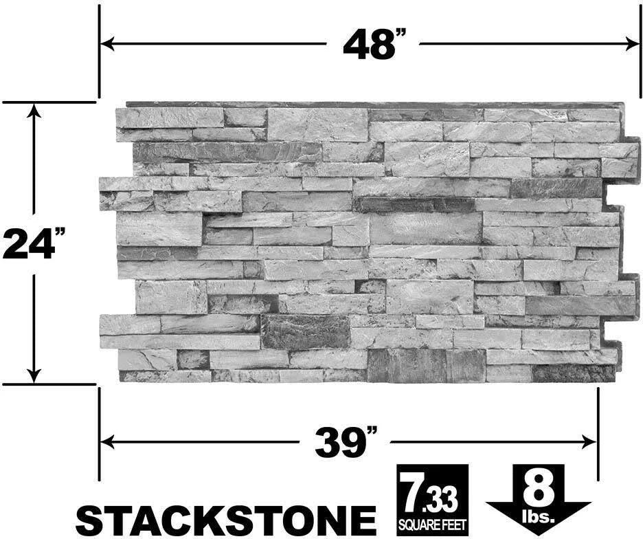 24 in. x 48 in. Stone Veneer Panel (4-Pack) E45997