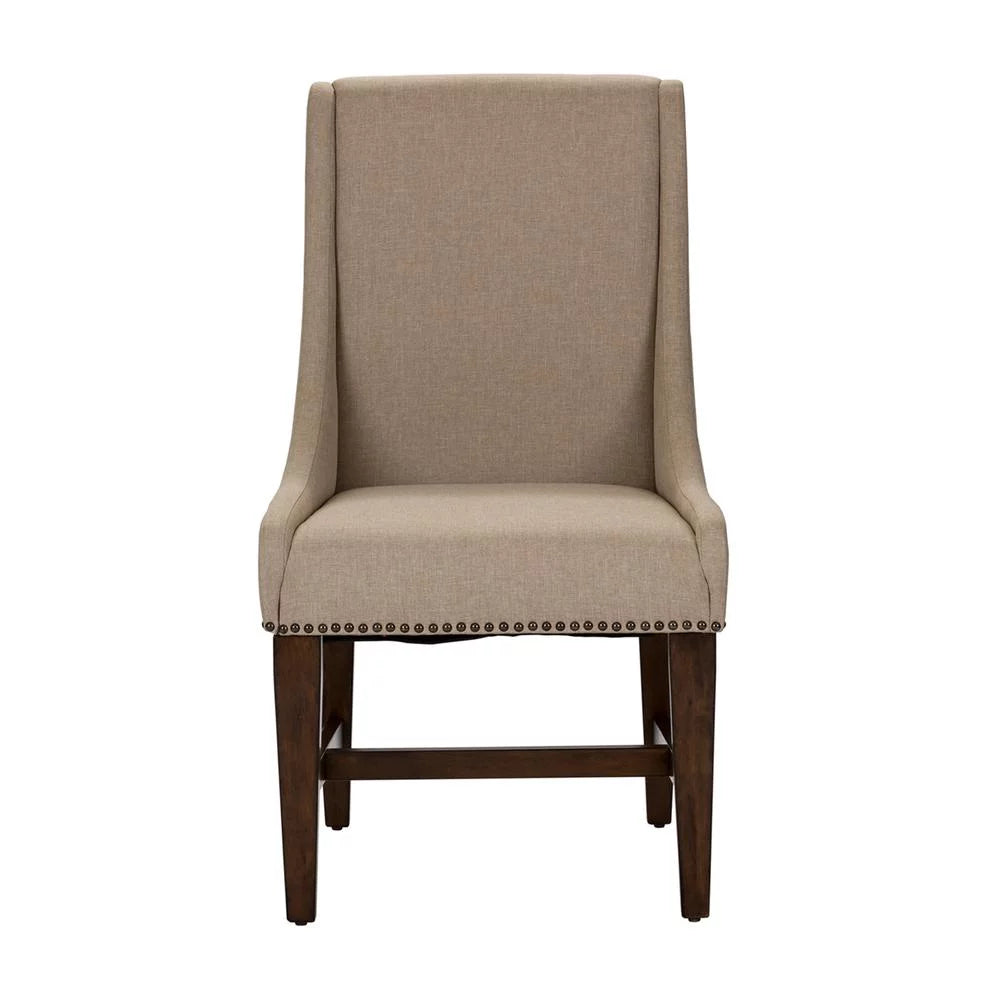 Set of 2 Medium Brown Dining Chairs L43124