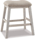 24" Counter Height Upholstered Barstool, Set of 2 Y2831