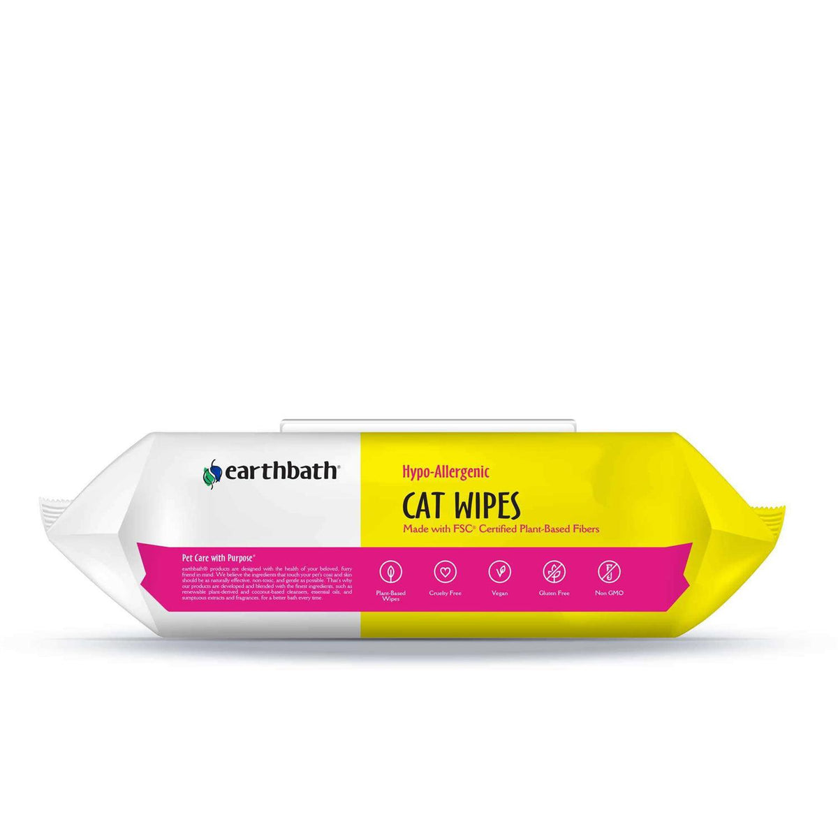 Hypo-Allergenic & Fragrance Free Cat Grooming Wipes T170241