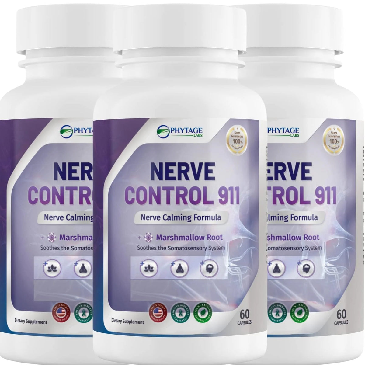 Plant Based Nerve Health Supplement 3 Pack H46370