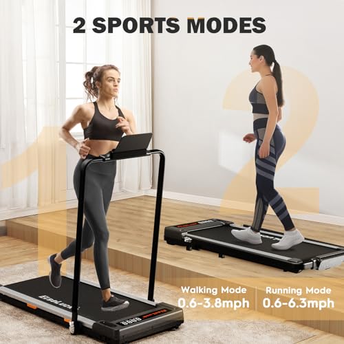 Under Desk Treadmill 2 in 1 Portable Walking Treadmill with Remote Control V447