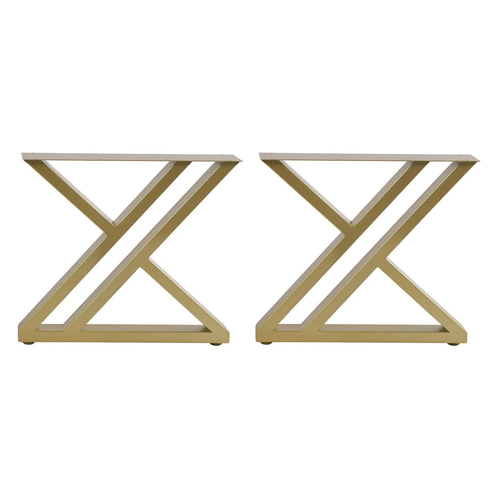 16" Metal Table Legs Gold Steel X58826