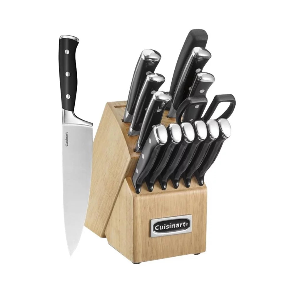 15-Piece Cutlery Block Set with Kitchen Timer X81759