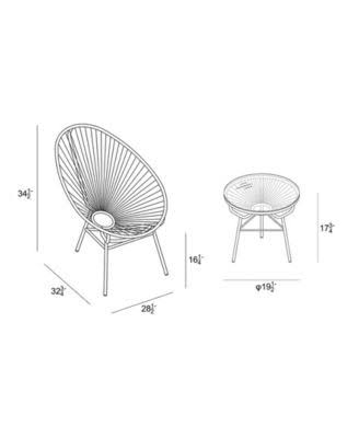 White Lightning Outdoor Lounge Chair H849942