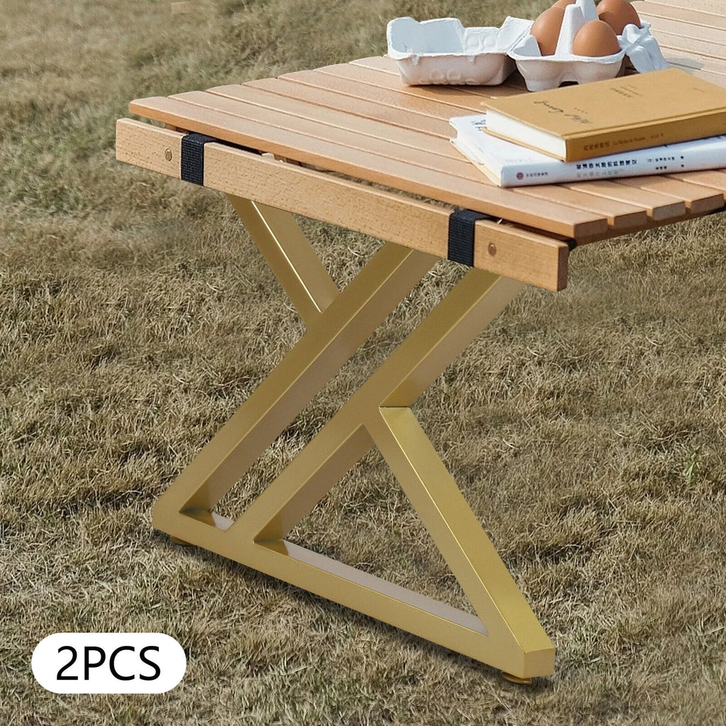16" Metal Table Legs Gold Steel X58826