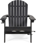 Gray Acacia Wood Folding Adirondack Chair K4932