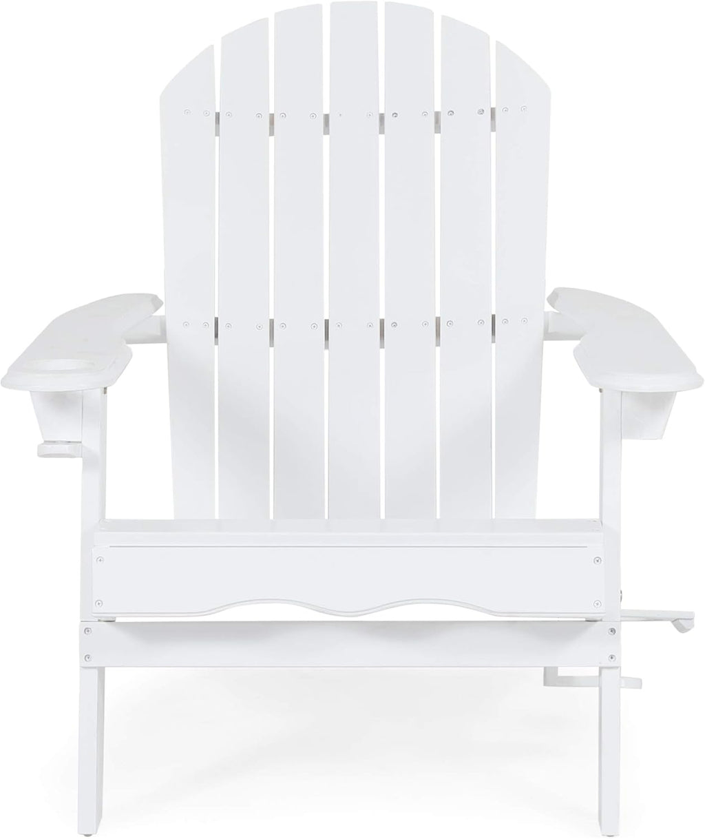 Gray Acacia Wood Folding Adirondack Chair K4932