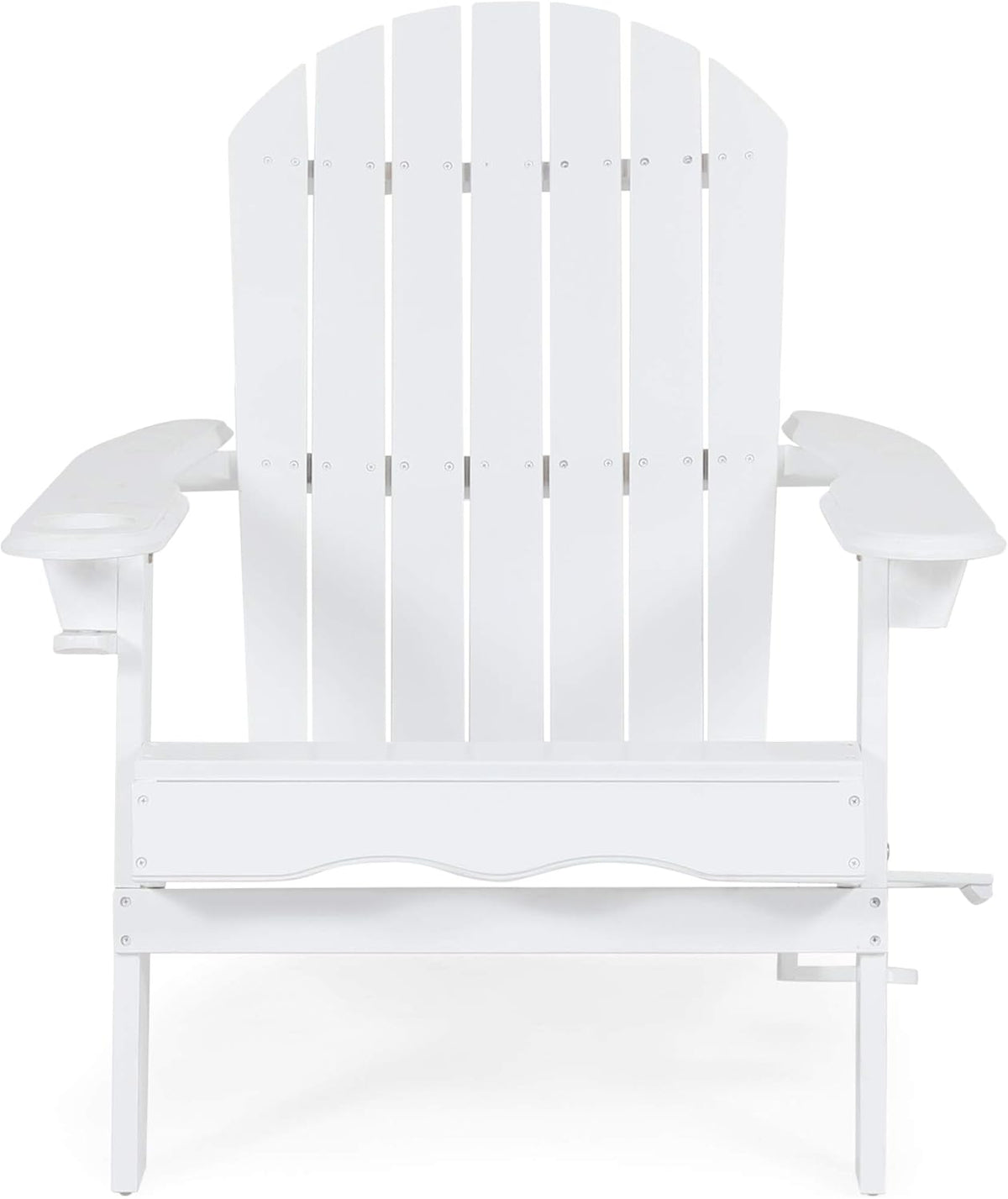 Gray Acacia Wood Folding Adirondack Chair K4932