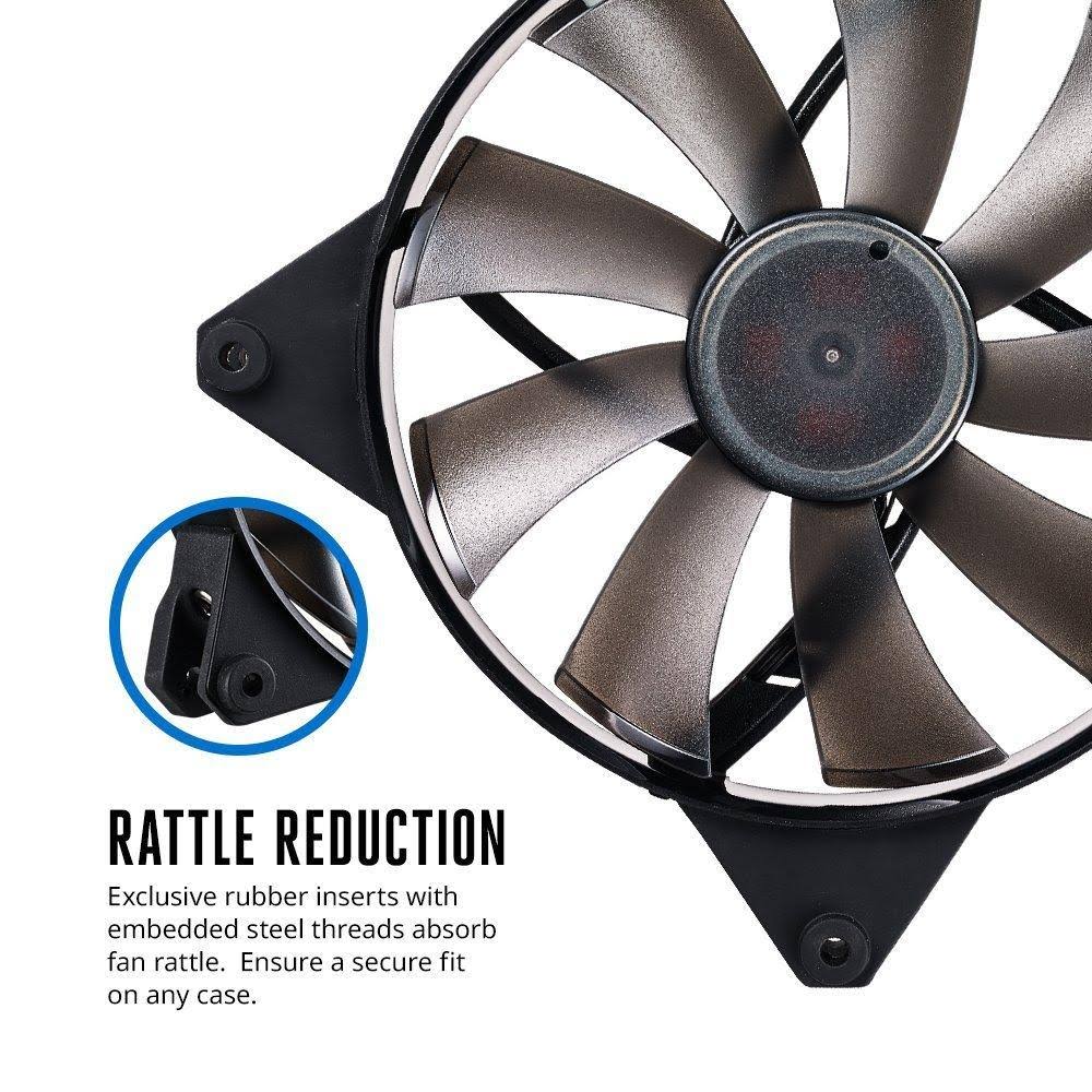 120 Air Pressure RGB Case Fan Pack of 3 I60656