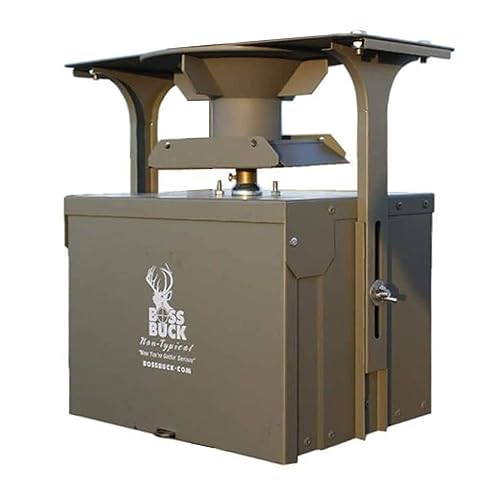 12 Volt High Torque Motor Automatic Hunting Game Feeder Conversion Kit with Timer Holder and Large Swing Door Slinger K9102