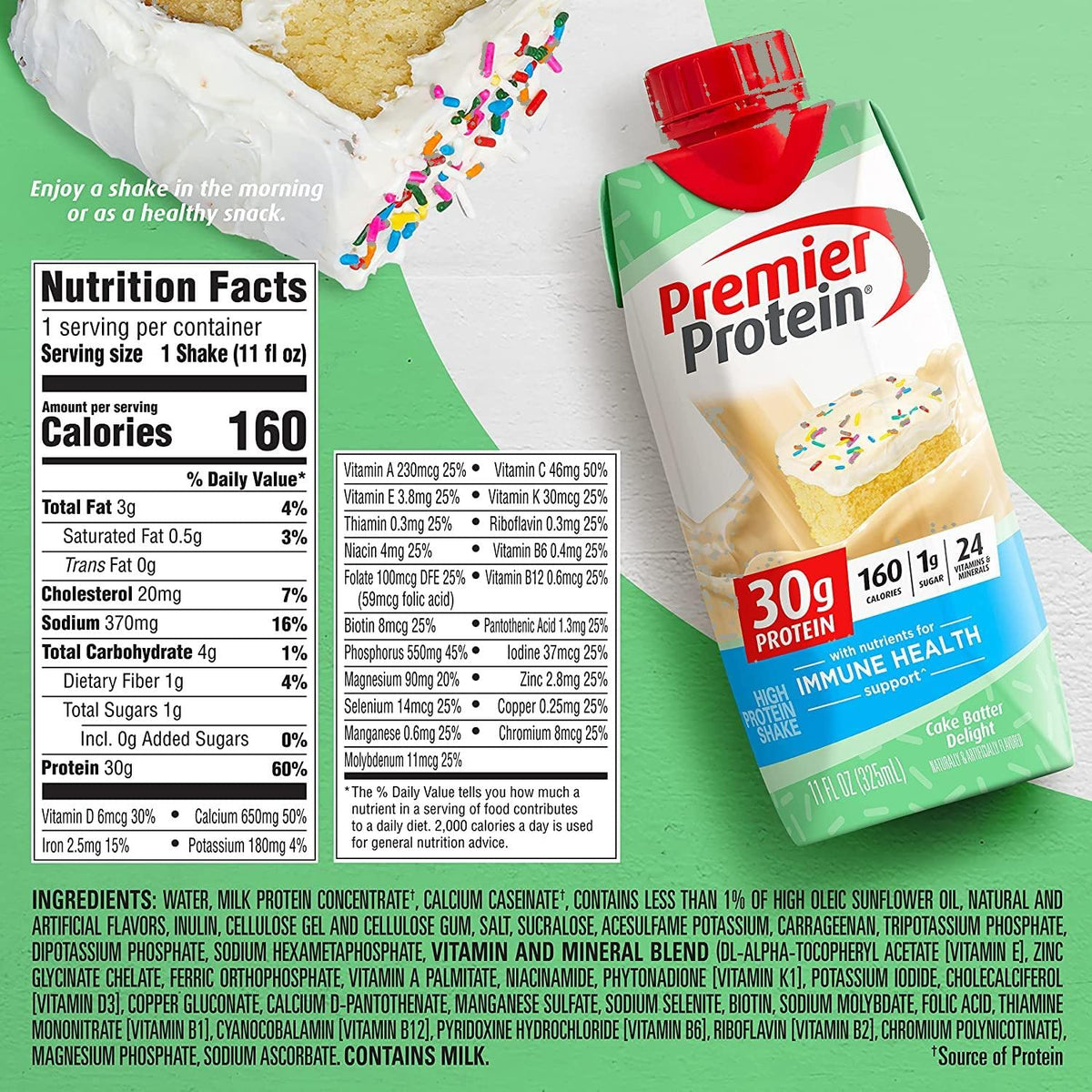 11 Fl. Oz Each Variety Sampler Pack of Protein Shakes (12 Pack) E500270