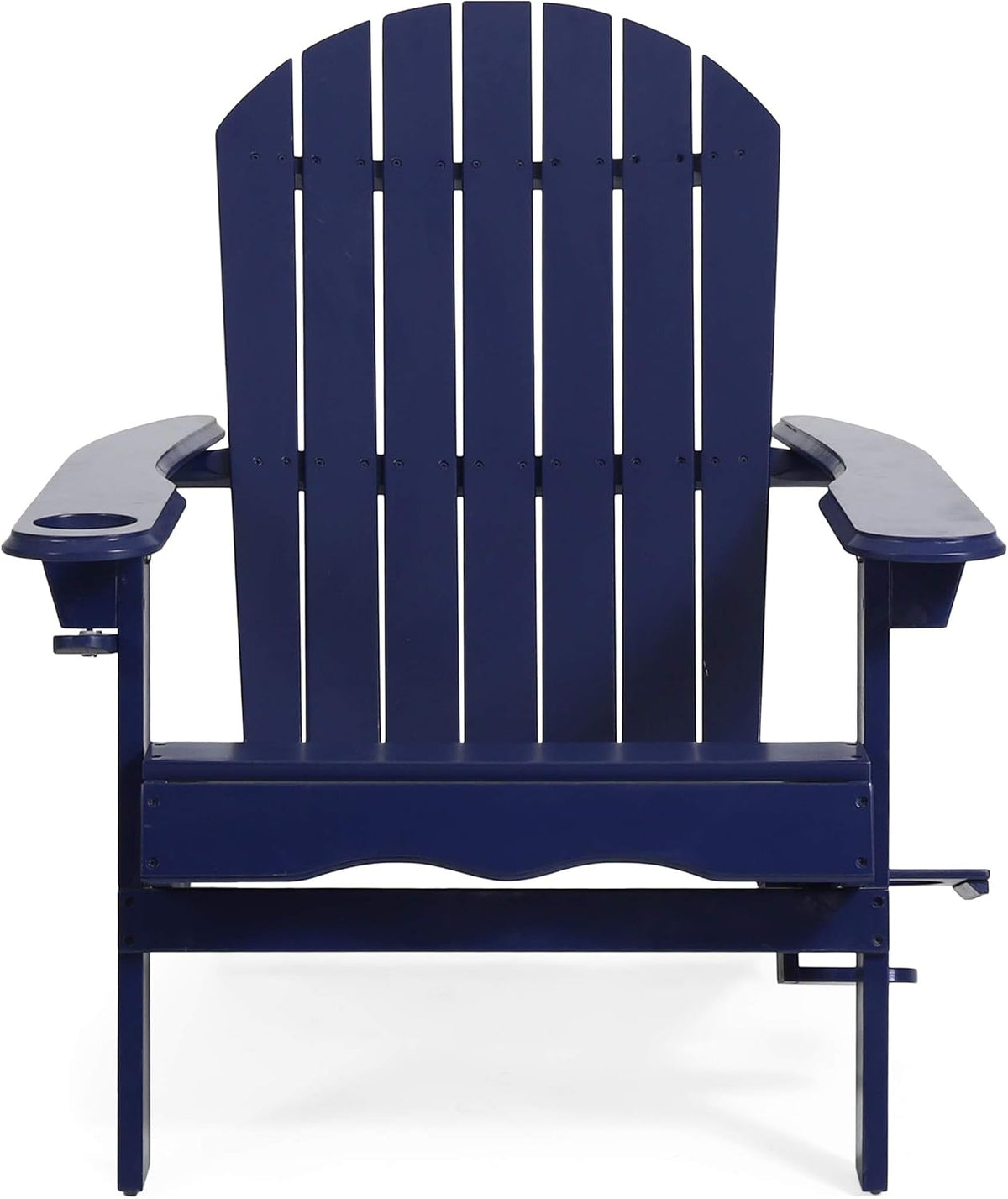 Gray Acacia Wood Folding Adirondack Chair K4932