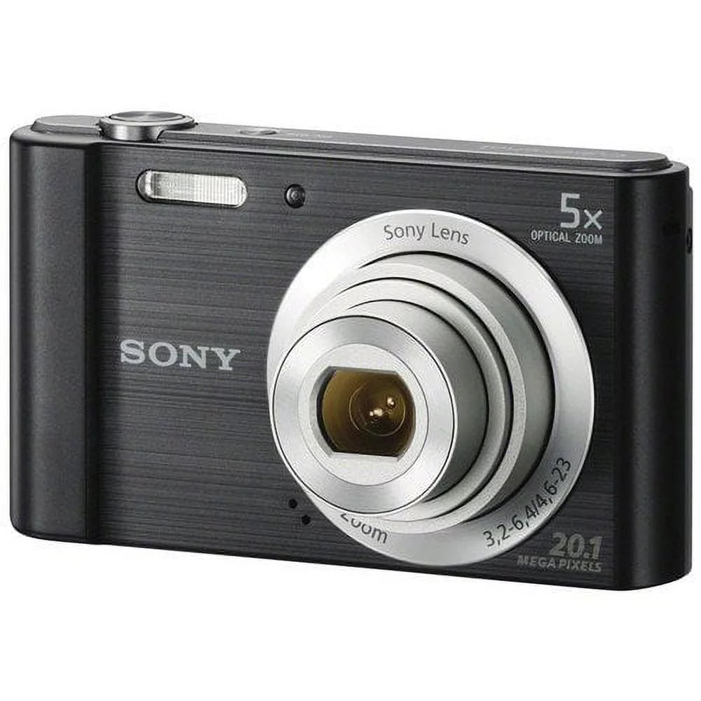 Black Digital Camera with 64GB Accessory Bundle H558