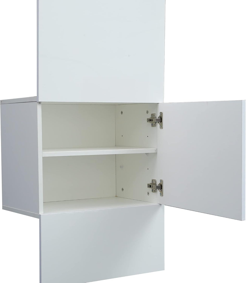 Freestanding Wardrobe Armoire Closet Storage Cabinet with 1-Door H3431