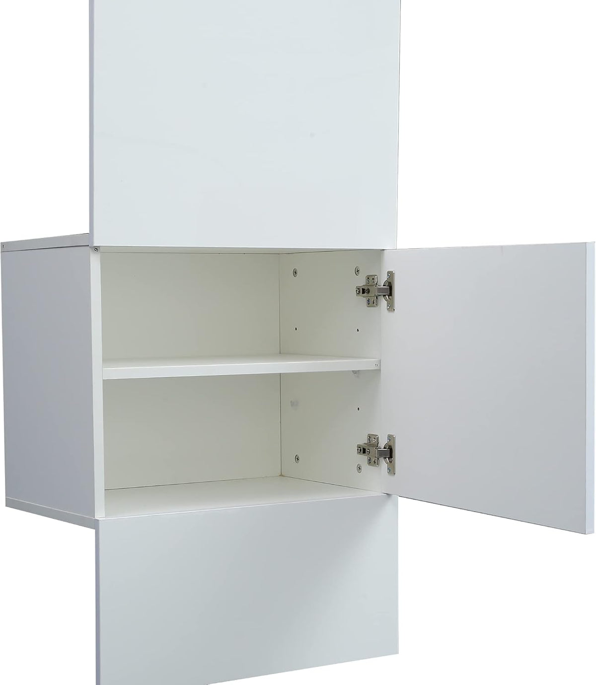 Freestanding Wardrobe Armoire Closet Storage Cabinet with 1-Door H3431
