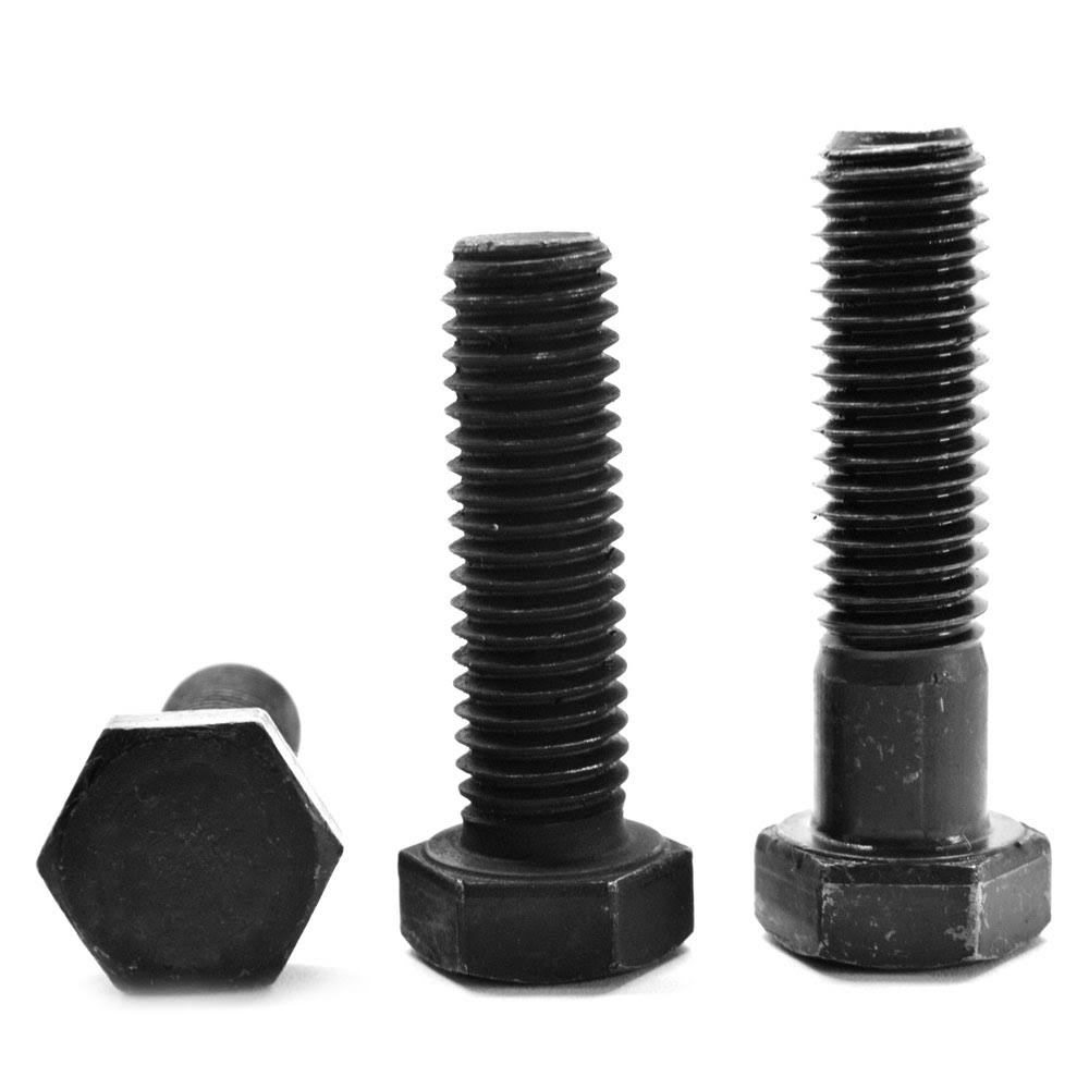1 1/8x22-7 x 6x22 Coarse Thread Grade 5 Hex Cap Screw Medium Carbon Steel Black Oxide W798053