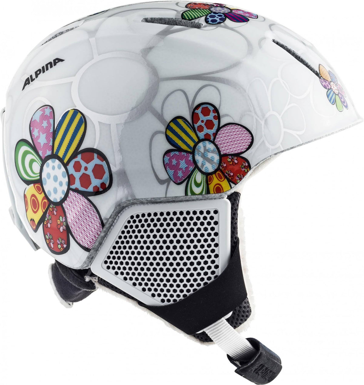 White Kids Ski Helmet 51-55 cm V5130