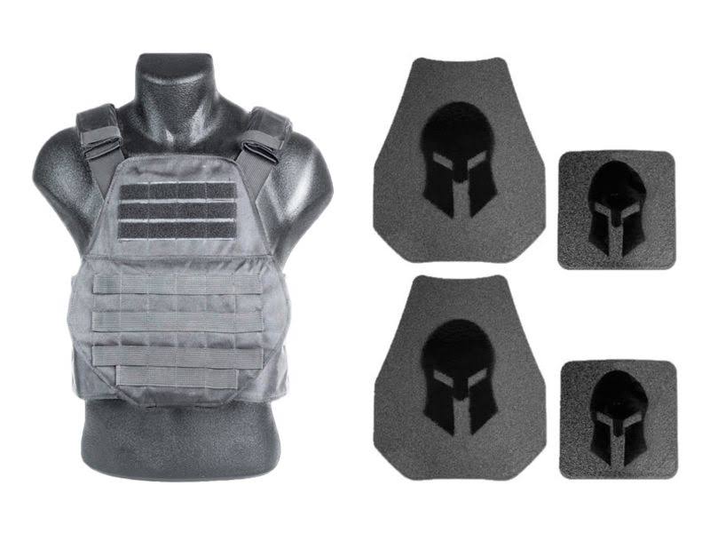 Wolf Gray Body Armor and Plate Carrier Package J8487