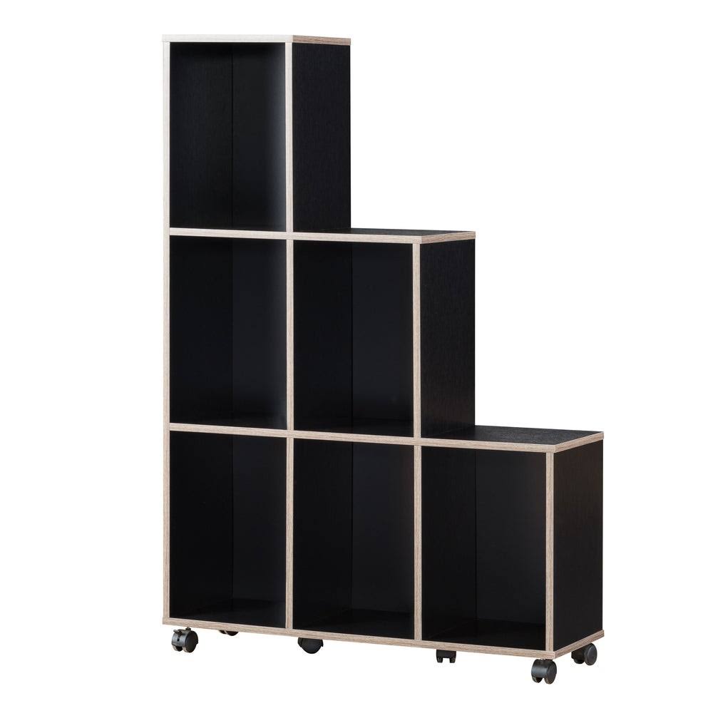 White 6-Shelf Display Cabinet P1585