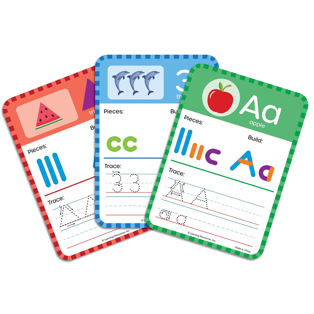 Kindergarten Letter & Number Maker - 60 Pieces Math Games J17814