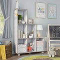 White 6-Shelf Display Cabinet P1585