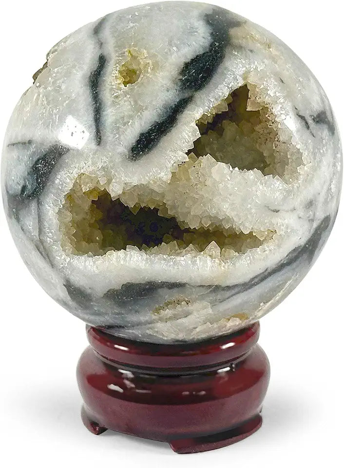Polished Sphalerite Crystal Gemstone Sphere B54347