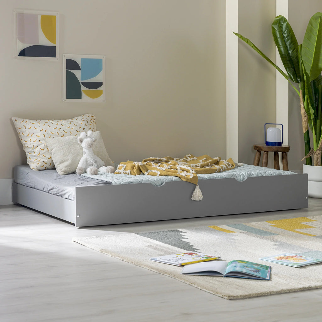 Solid Wood Twin Trundle Bed F157378