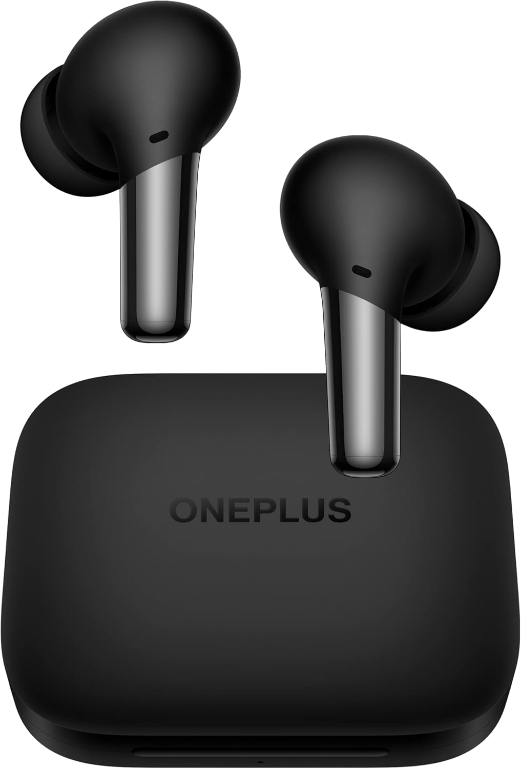 White Glossy Wireless Earbuds with Charging Case Y474