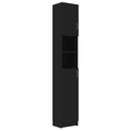 Black Chipboard Bathroom Cabinet O9732
