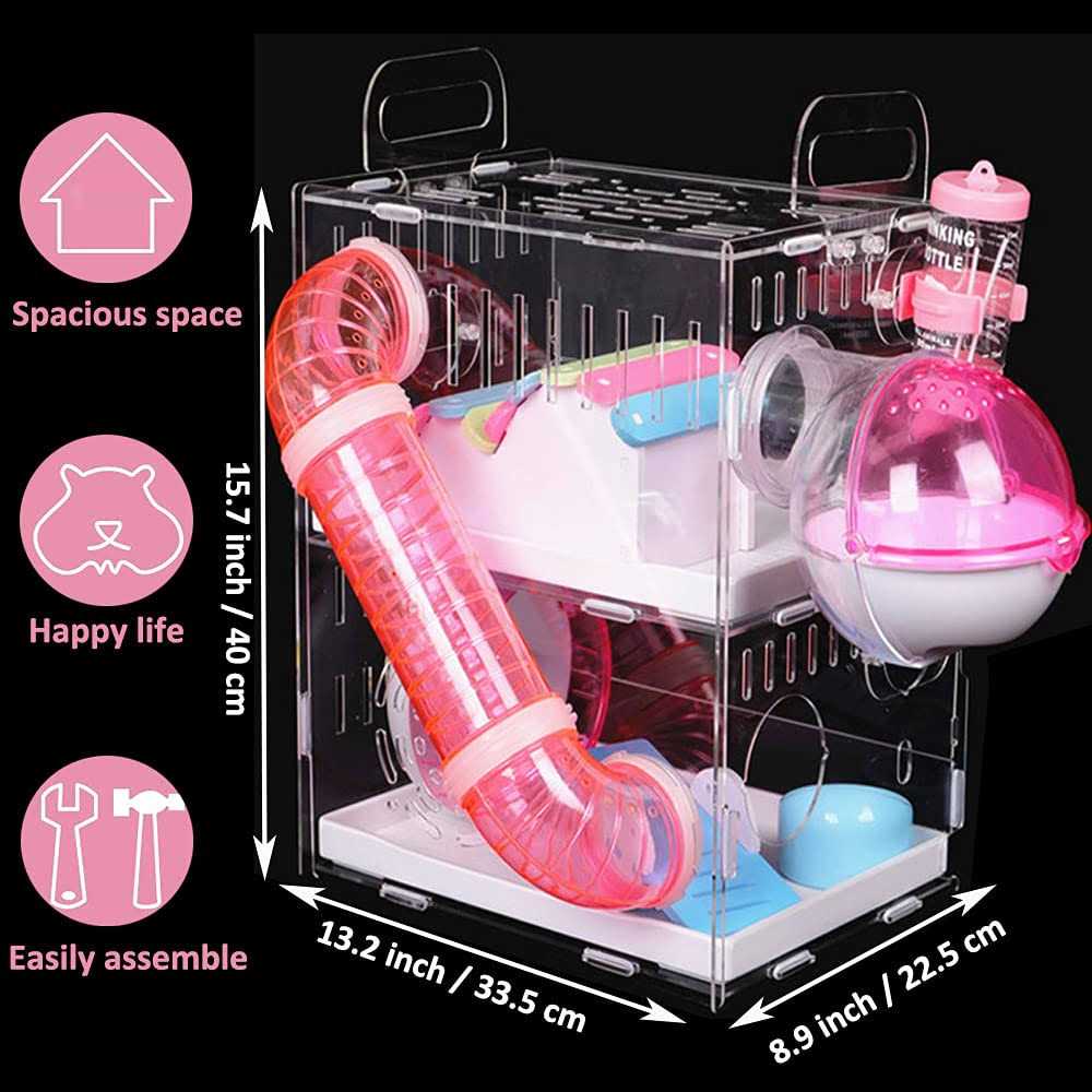 Large Hamster Cage with Tubes Tunnels B64173
