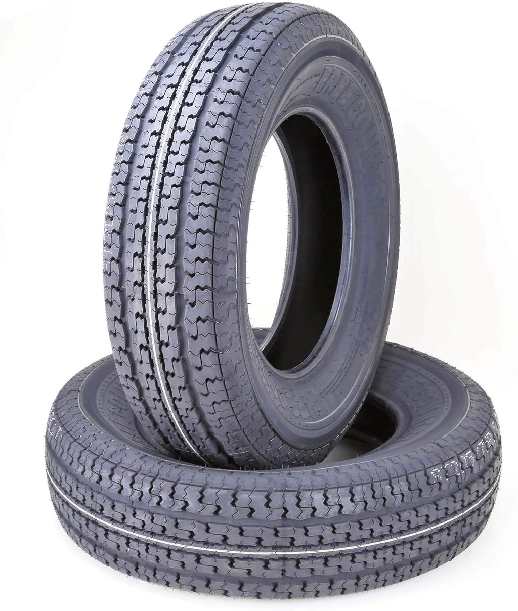 5 Trailer Tires ST175/80R13 6PR Load Range C with Scuff Guard O127