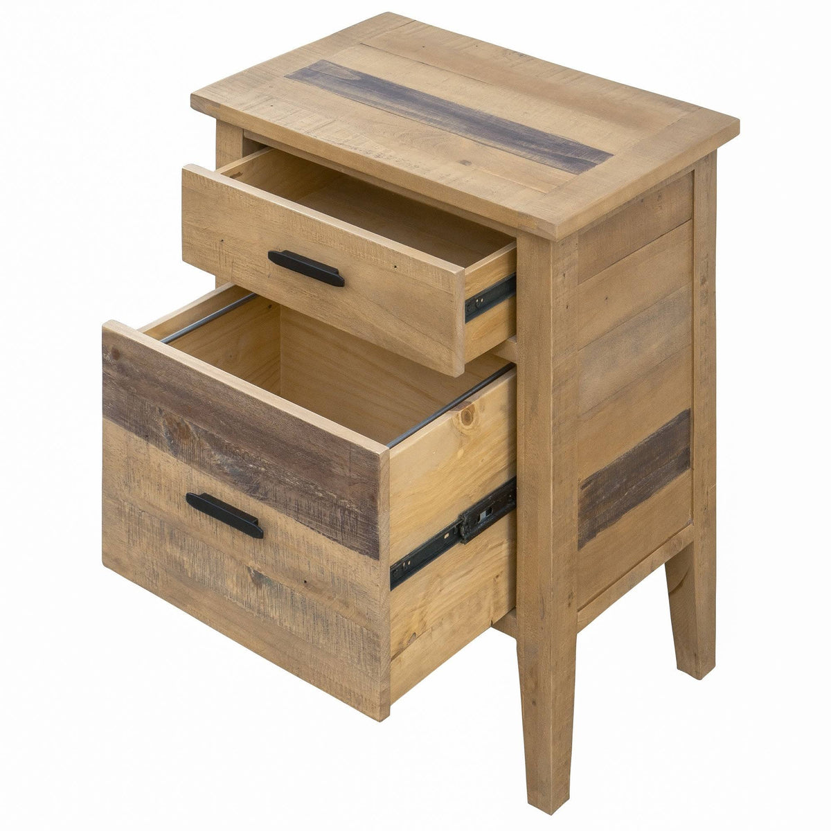 Reclaimed Wood Filing Cabinet with Two Drawers R995617