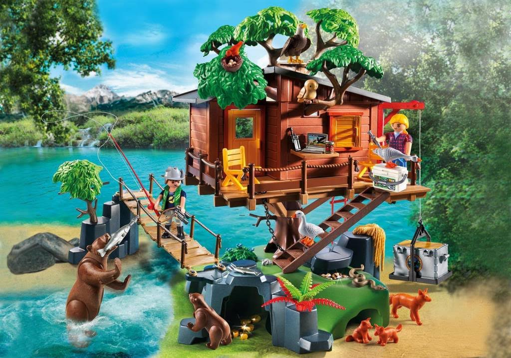 Wildlife Adventure Tree House Playset W26092