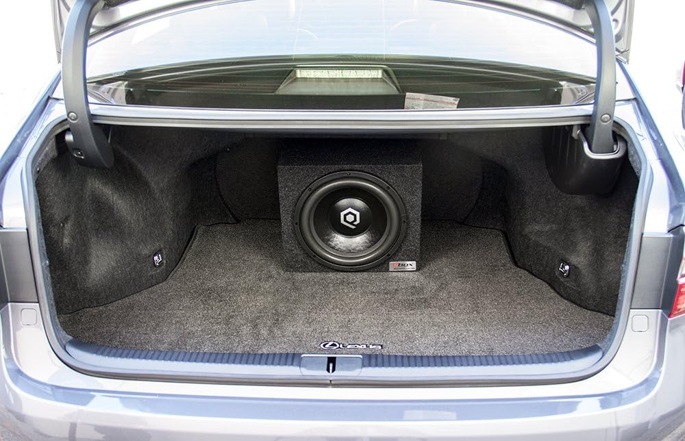 Charcoal Pack of 2 Single 15 Inch Subwoofer Sealed Enclosure F71537