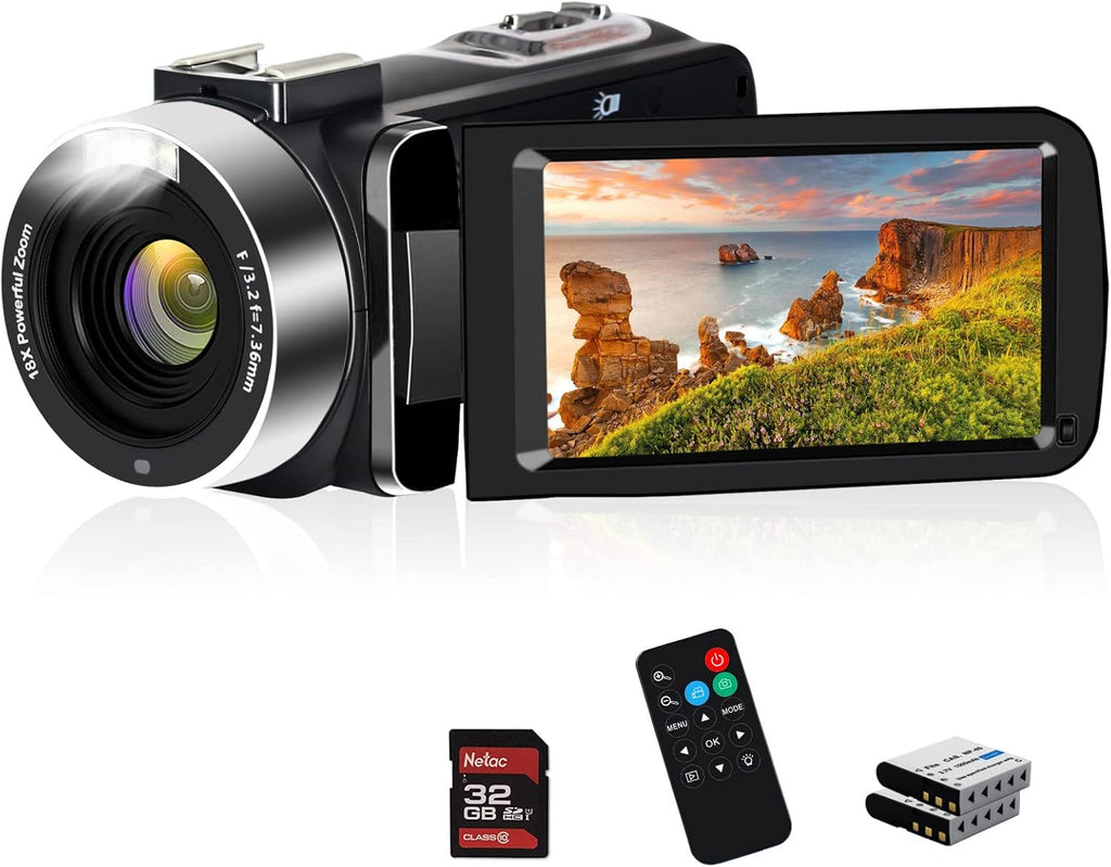 1080P 30FPS 3.0 Inch 270 Degree Rotation 16X Zoom Camcorder M743823
