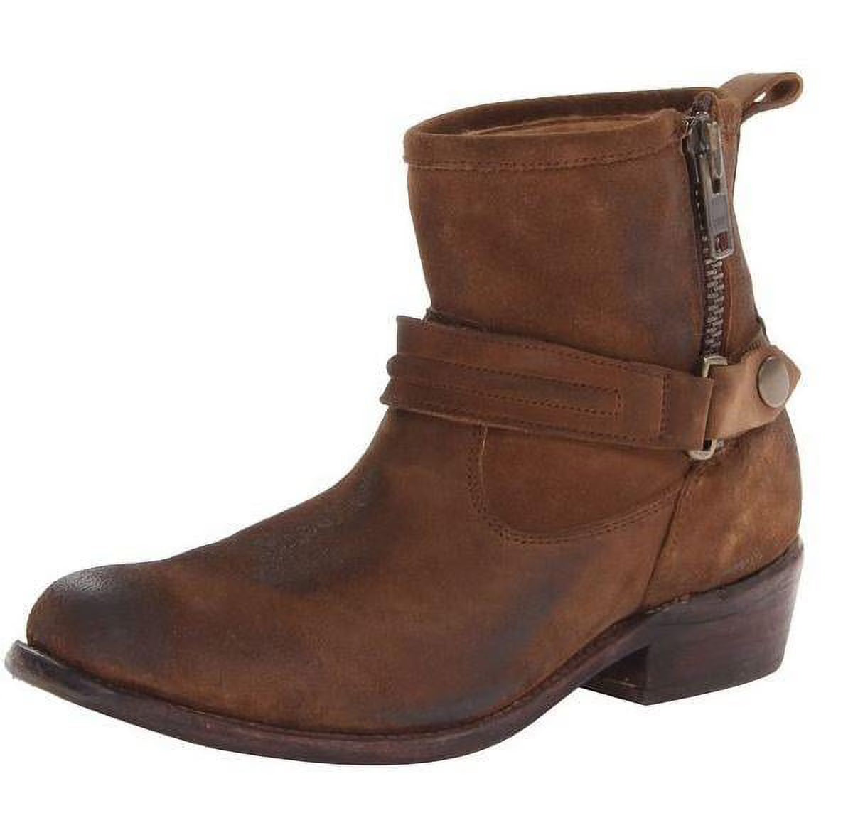 Vintage Leather Motorcycle Boots Z8884