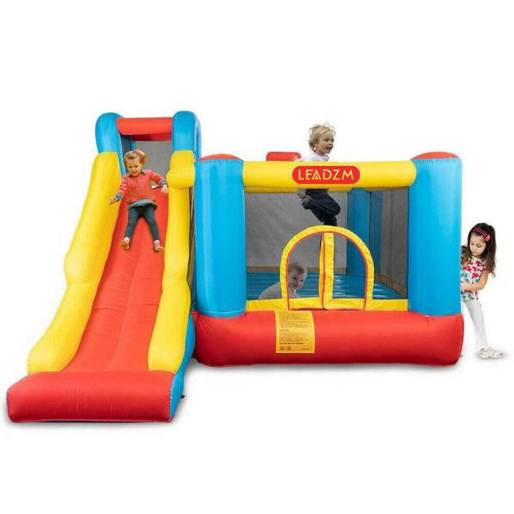 Inflatable Castle Trampoline with Fan O9881