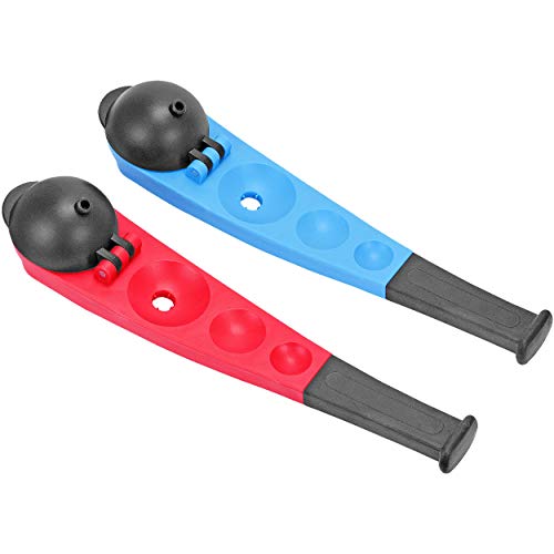 Red & Blue Plastic Snowball Thrower Set 2-Pack Y854
