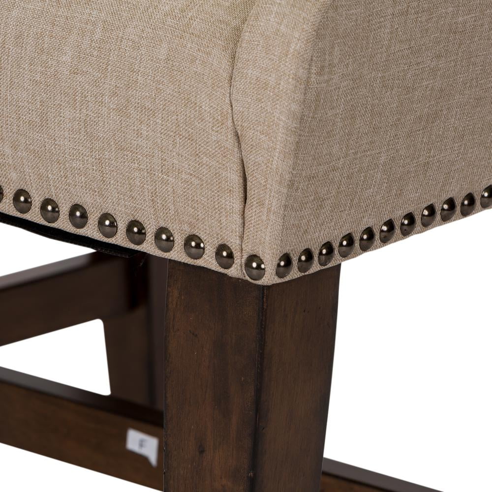 Set of 2 Medium Brown Dining Chairs L43124
