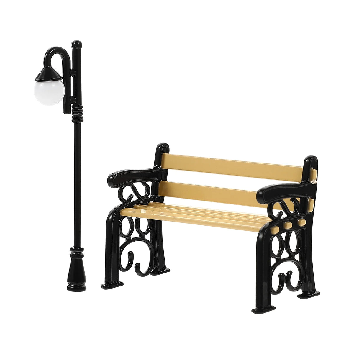 3 Sets Dollhouse Furniture Wooden Model Metal M577369