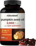 Virgin Pumpkin Seed Oil with Saw Palmetto 240 Softgel Capsules O6193