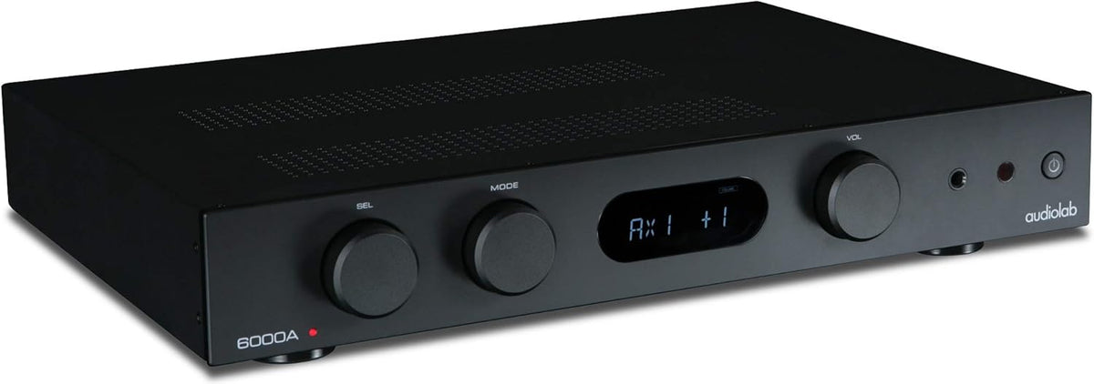 Black Stereo Integrated Amp with Bluetooth DAC H500