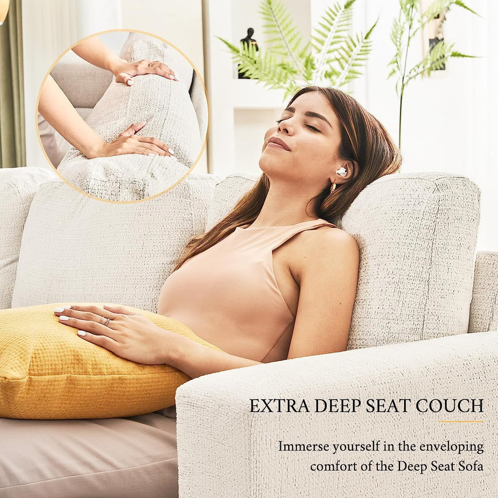 Modern Sofa with Extra Deep Seats Q232