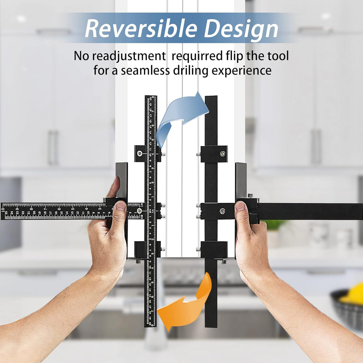 Aluminum Alloy Cabinet Handle Jig Template, Pack of 2 G29528
