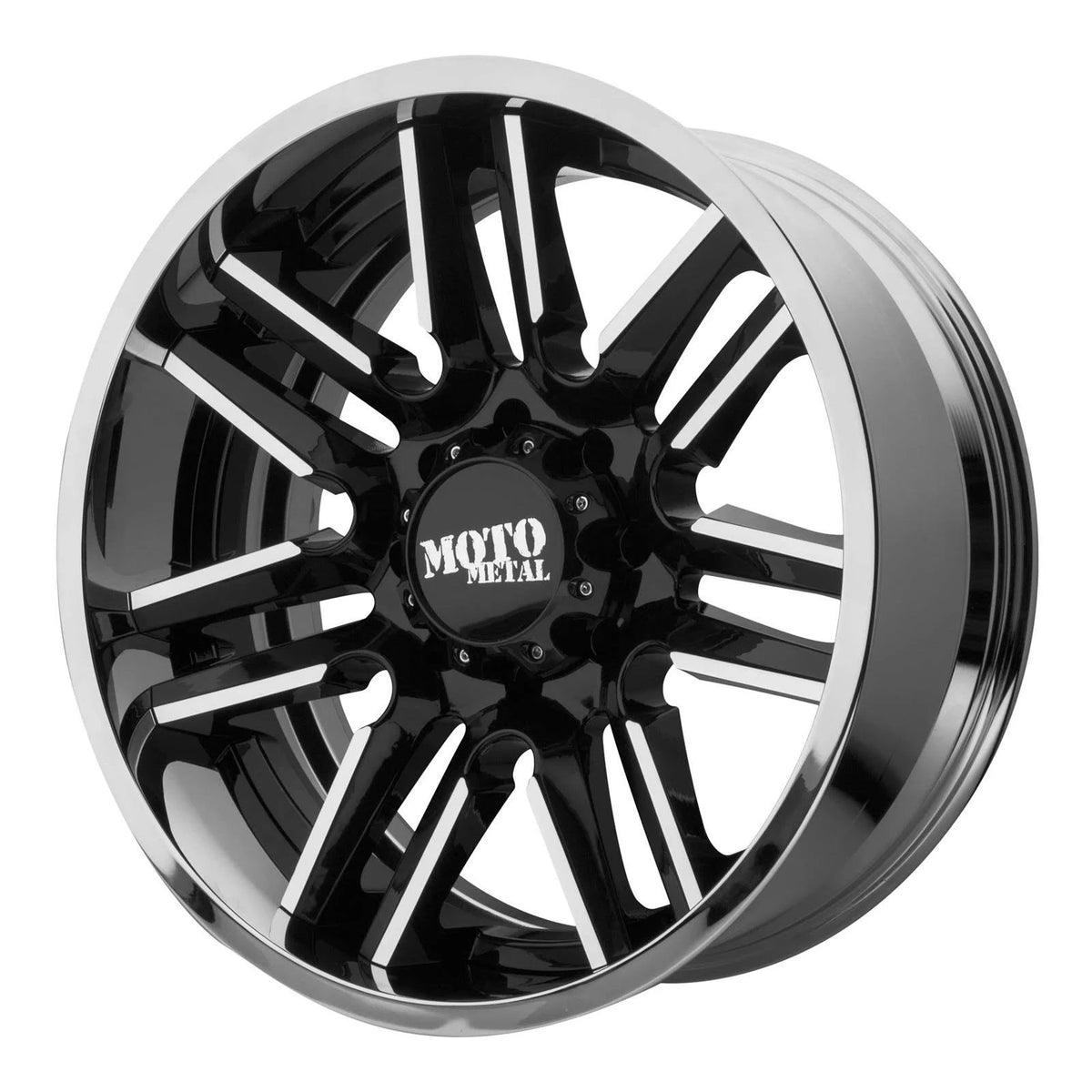 Black/Chrome 22x10 Wheel Rim P606680