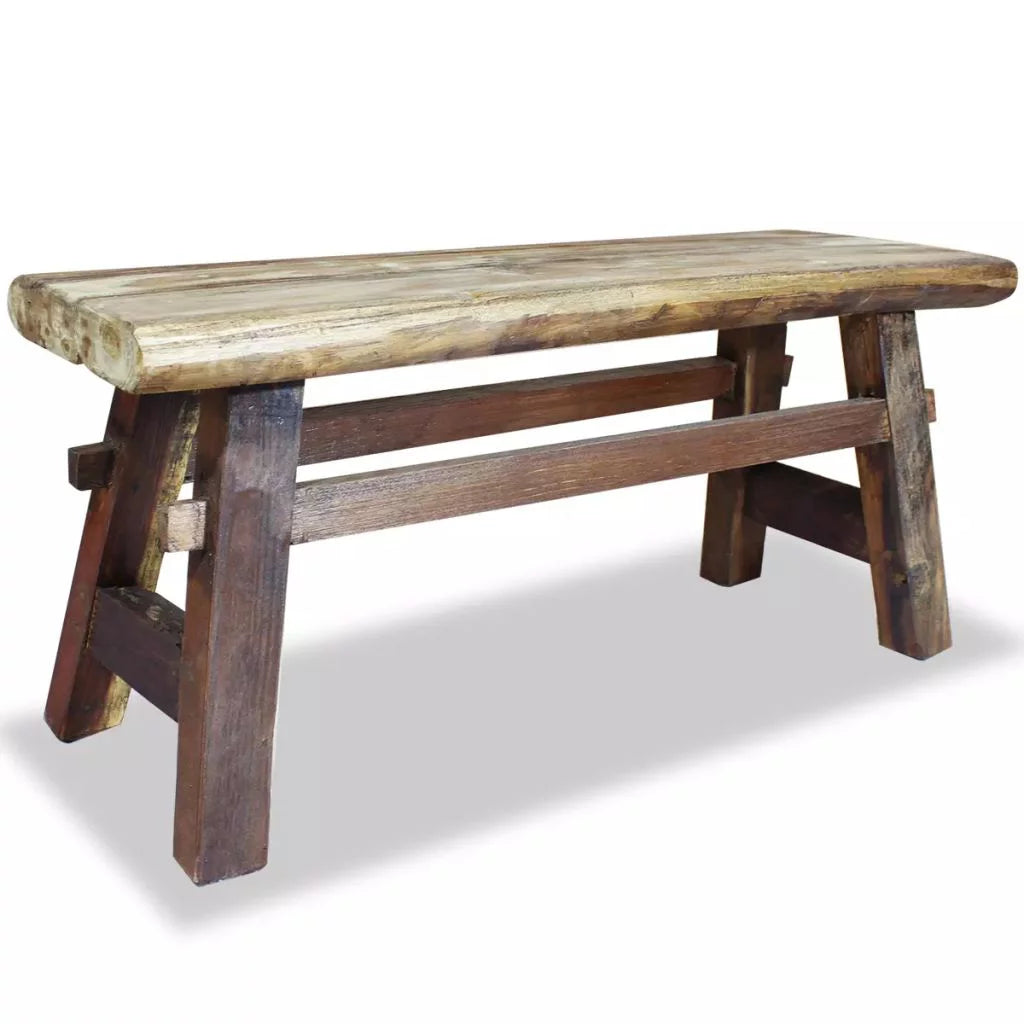 Solid Reclaimed Wood Bench I483192