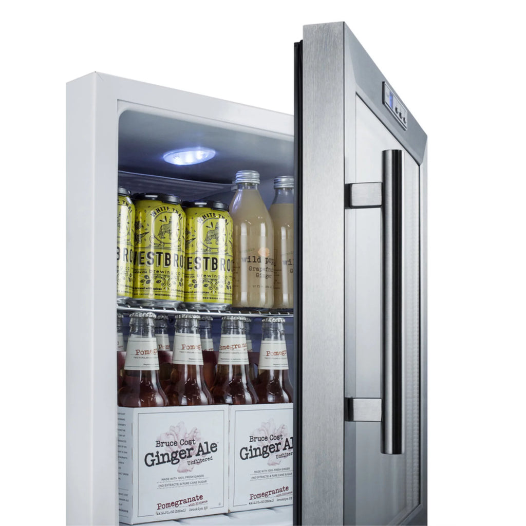 Commercially Approved Compact Beverage Center with 1.7 cu. ft. Capacity Stainless Steel I787