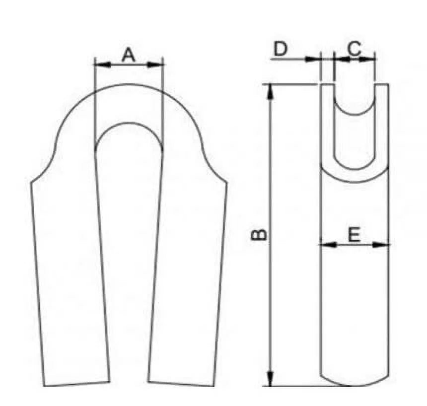 Wire Rope Tube Thimble 316 Stainless Steel (6mm, 50-Pack) C193