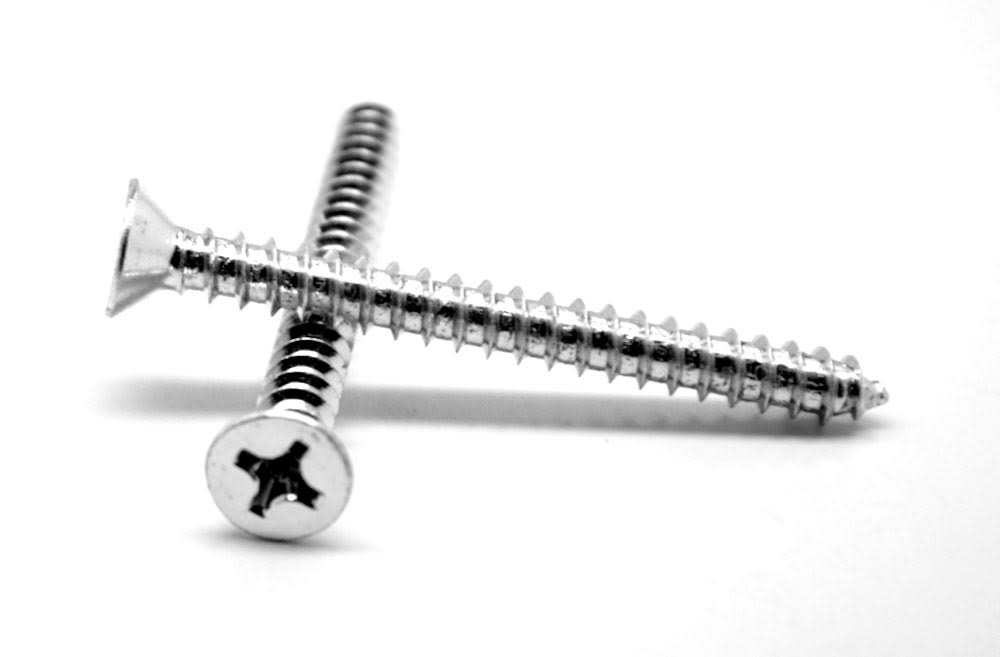 1 1/4 Sheet Metal Screw Phillips Flat Head Type AB Low Carbon Steel Zinc Plated L476